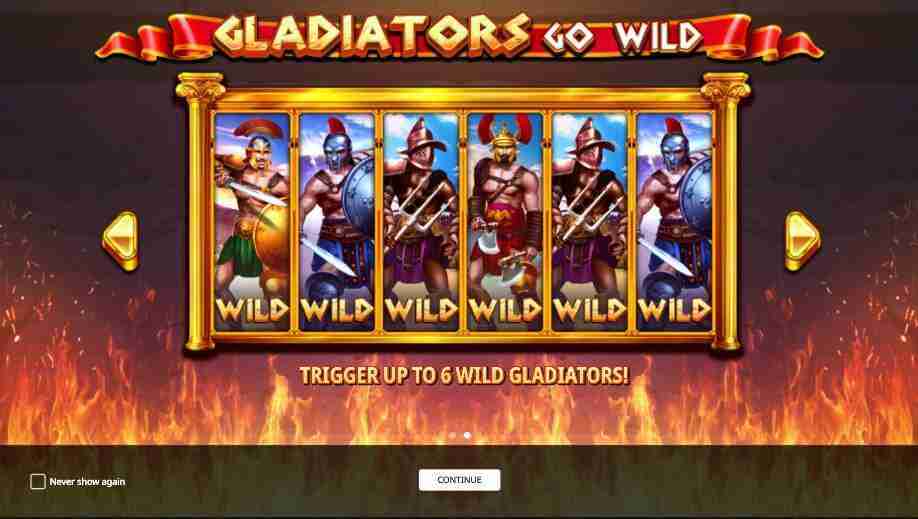 Gladiators-Go-Wild-menu